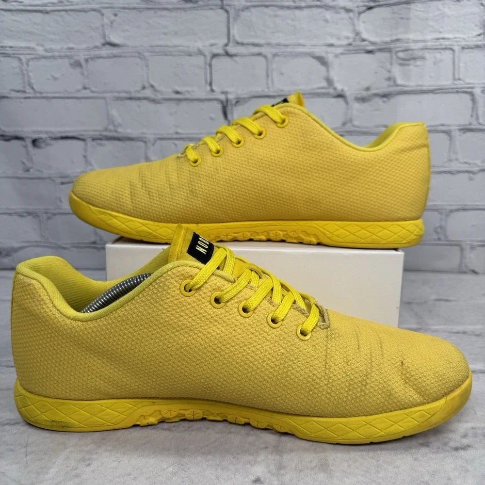 NoBull SuperFabric Trainers Lemon Drop Yellow Shoes Men's 12.5 Women's 14 Unisex